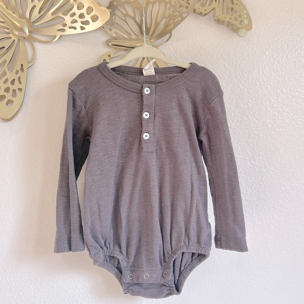 NWOT Kate Quinn Pointelle Bubble Romper
